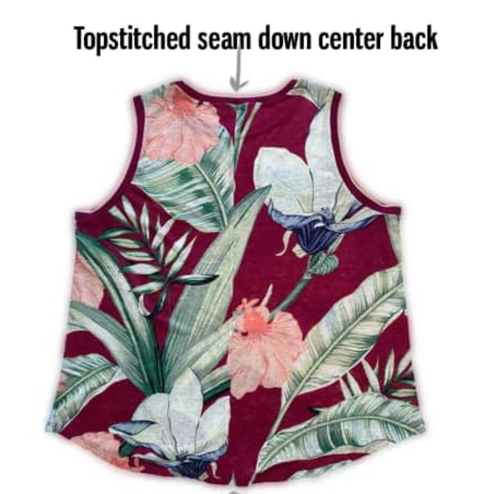 Ann Taylor Linen Knit Tropical Top NEW - Picture 9 of 12